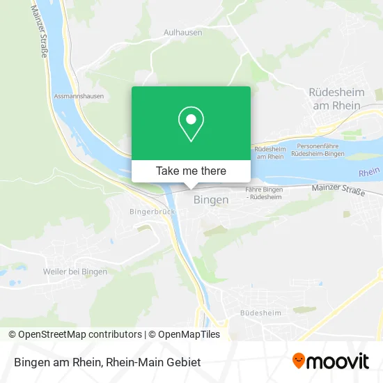 Карта Bingen am Rhein