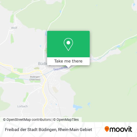 Freibad der Stadt Büdingen map