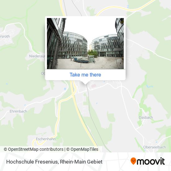 Hochschule Fresenius map