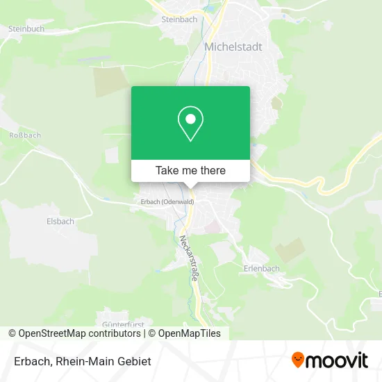 Карта Erbach