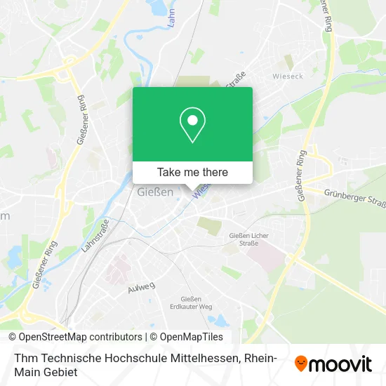 Карта Thm Technische Hochschule Mittelhessen