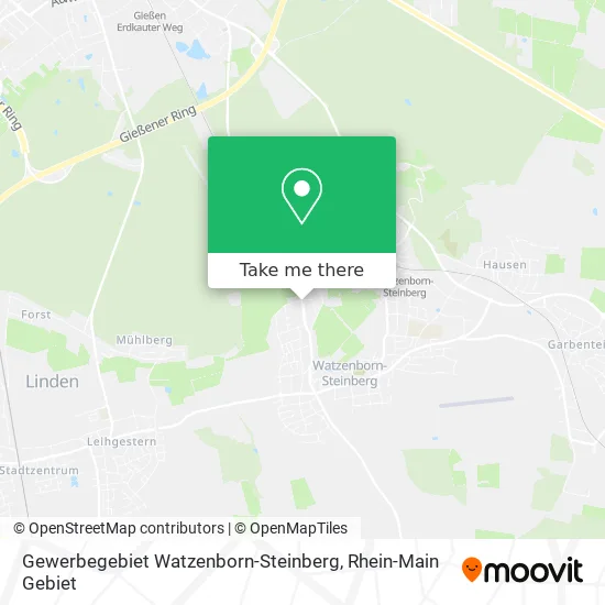 Gewerbegebiet Watzenborn-Steinberg map