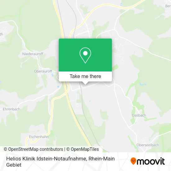 Карта Helios Klinik Idstein-Notaufnahme