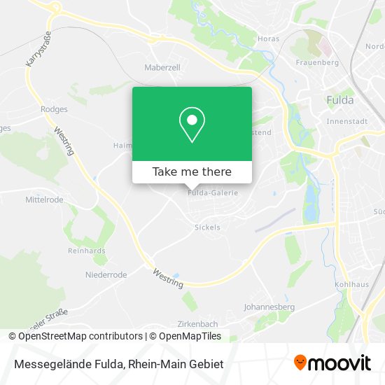 Карта Messegelände Fulda