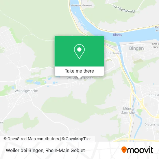 Карта Weiler bei Bingen