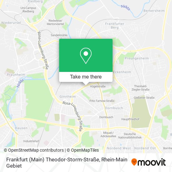 Frankfurt (Main) Theodor-Storm-Straße map
