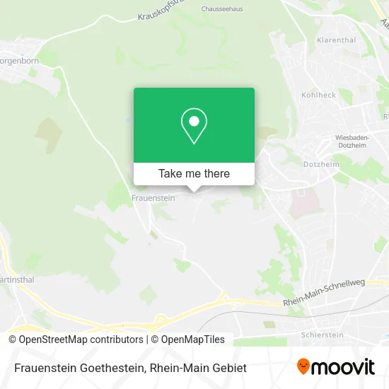 Карта Frauenstein Goethestein