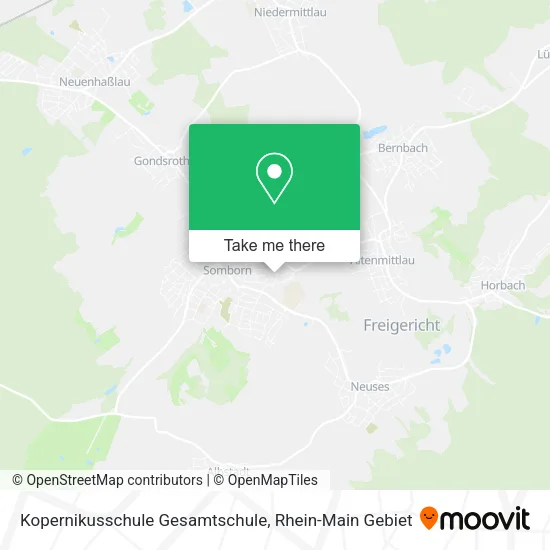 Карта Kopernikusschule Gesamtschule