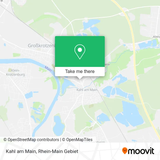 Карта Kahl am Main