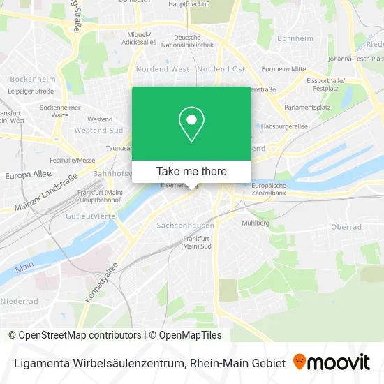 Карта Ligamenta Wirbelsäulenzentrum