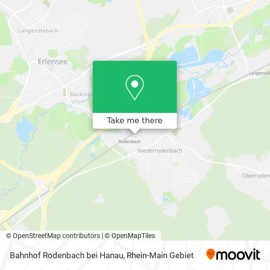 Карта Bahnhof Rodenbach bei Hanau