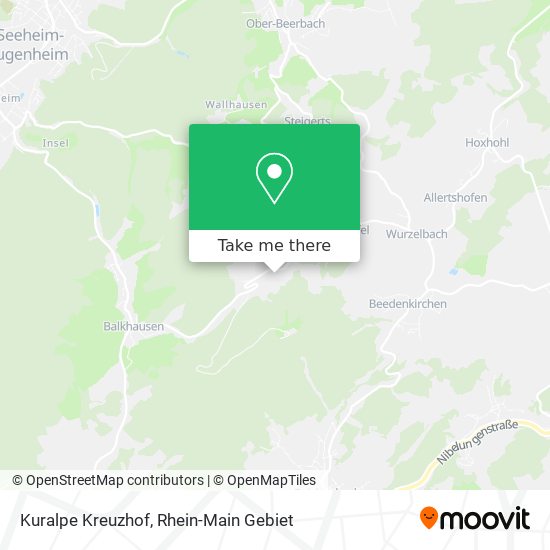 Kuralpe Kreuzhof map