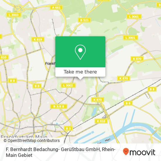 F. Bernhardt Bedachung- GerüStbau GmbH map
