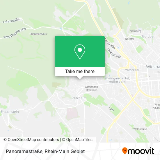 Карта Panoramastraße