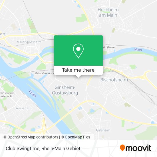 Club Swingtime map