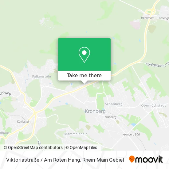 Карта Viktoriastraße / Am Roten Hang