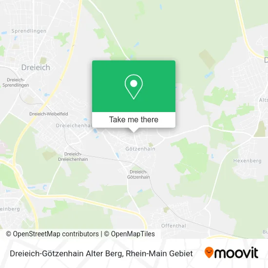 Карта Dreieich-Götzenhain Alter Berg