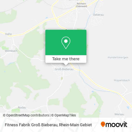 Fitness Fabrik Groß Bieberau map