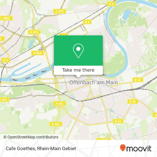Карта Cafe Goethes