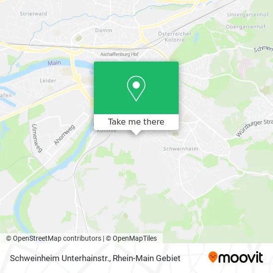 Карта Schweinheim Unterhainstr.