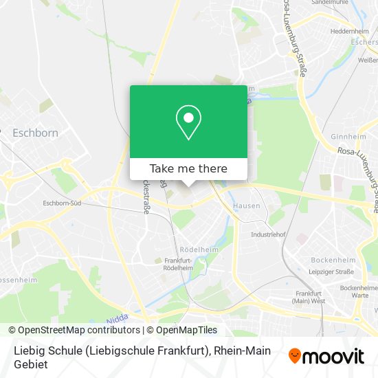 Карта Liebig Schule (Liebigschule Frankfurt)