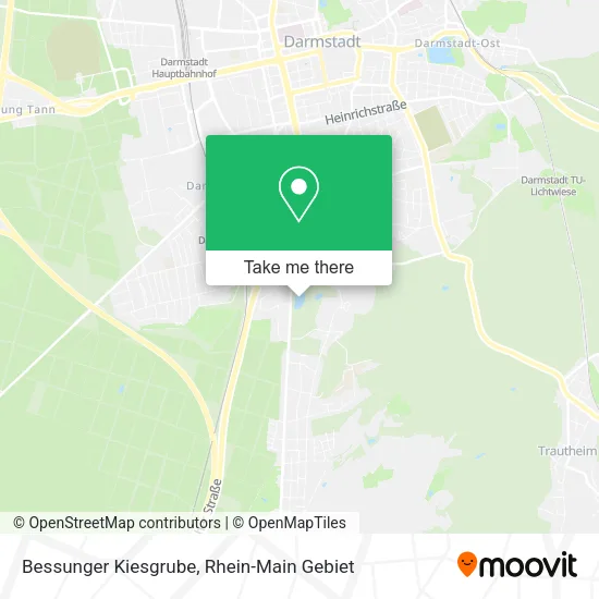Карта Bessunger Kiesgrube