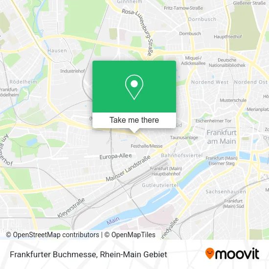 Frankfurter Buchmesse map