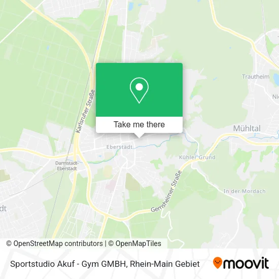 Карта Sportstudio Akuf - Gym GMBH
