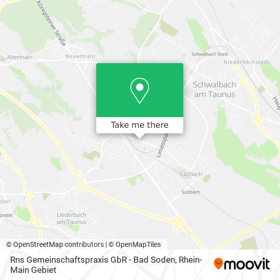 Карта Rns Gemeinschaftspraxis GbR - Bad Soden