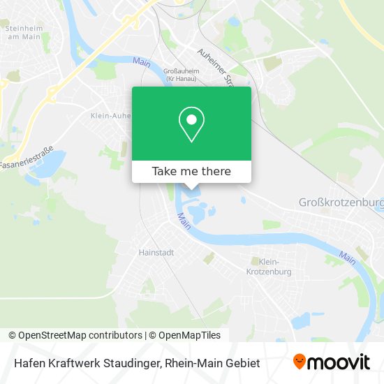 Hafen Kraftwerk Staudinger map