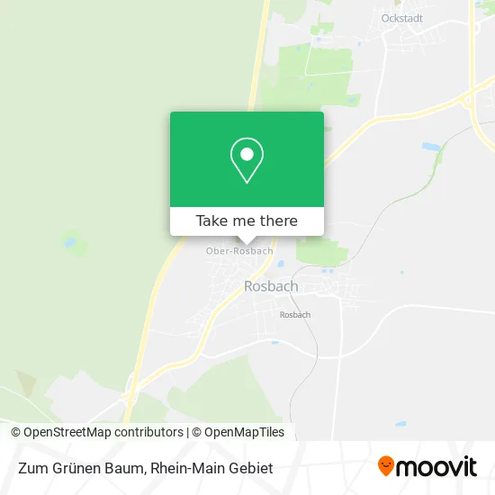 Карта Zum Grünen Baum