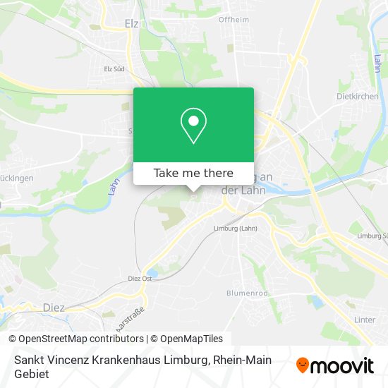 Sankt Vincenz Krankenhaus Limburg map