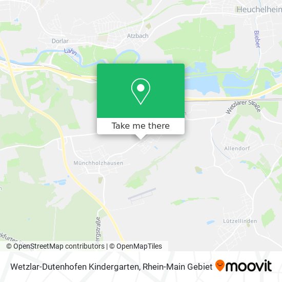Wetzlar-Dutenhofen Kindergarten map