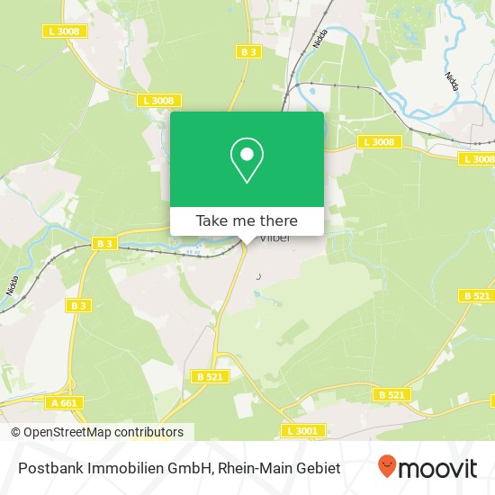 Postbank Immobilien GmbH map