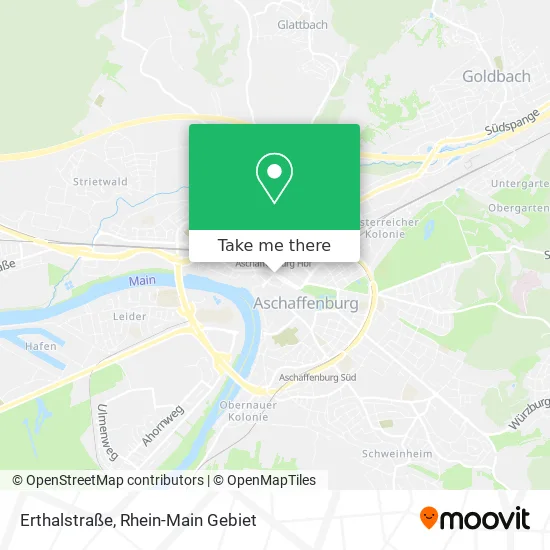 Карта Erthalstraße