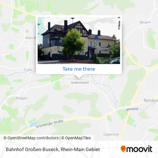 Карта Bahnhof Großen-Buseck