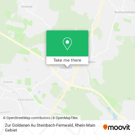 Карта Zur Goldenen Au Steinbach-Fernwald