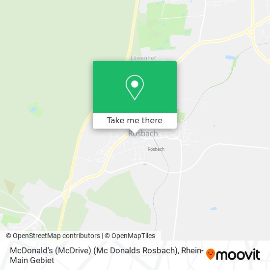 McDonald's (McDrive) (Mc Donalds Rosbach) map