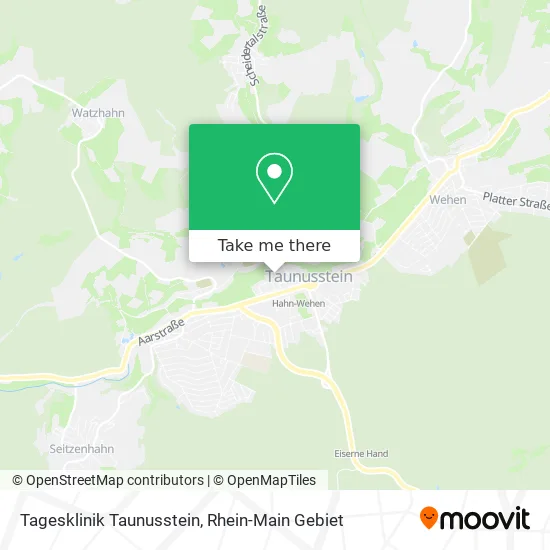 Карта Tagesklinik Taunusstein