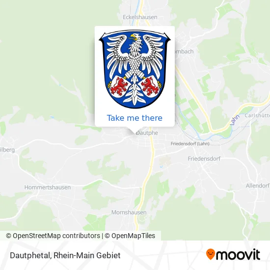 Карта Dautphetal