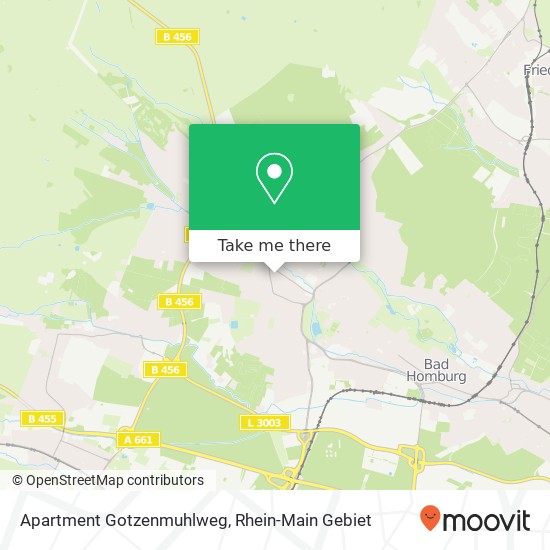 Apartment Gotzenmuhlweg map