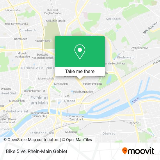 Bike 5ive map