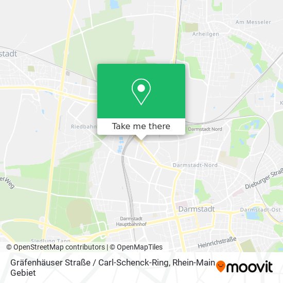 Карта Gräfenhäuser Straße / Carl-Schenck-Ring