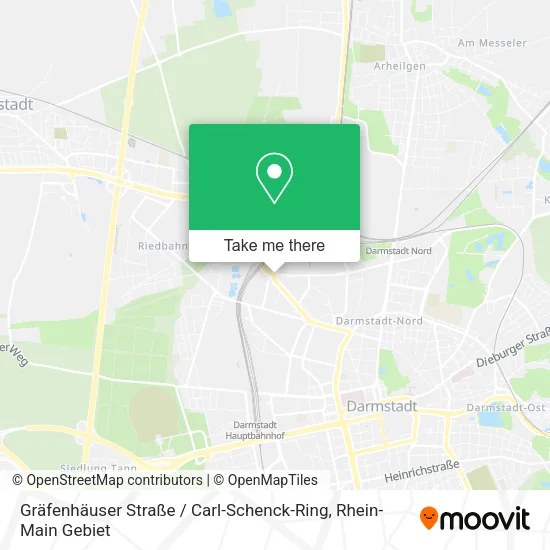 Карта Gräfenhäuser Straße / Carl-Schenck-Ring
