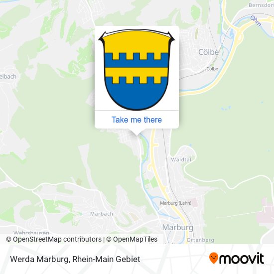 Werda Marburg map