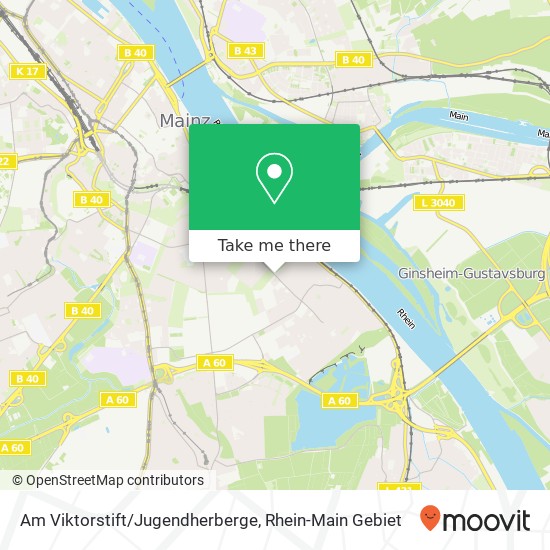Am Viktorstift/Jugendherberge map