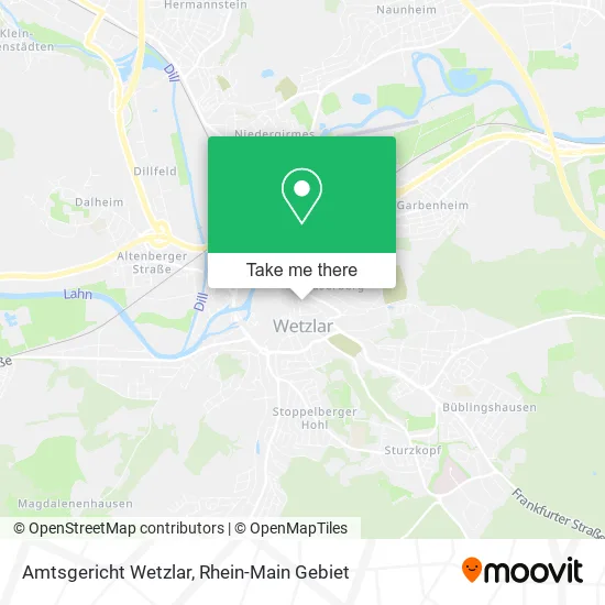 Карта Amtsgericht Wetzlar