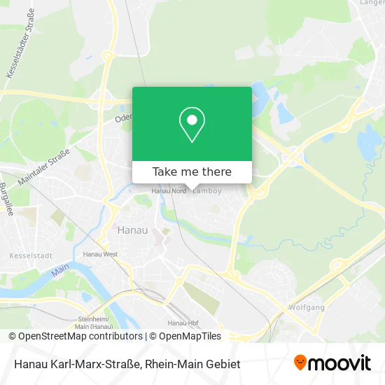 Карта Hanau Karl-Marx-Straße