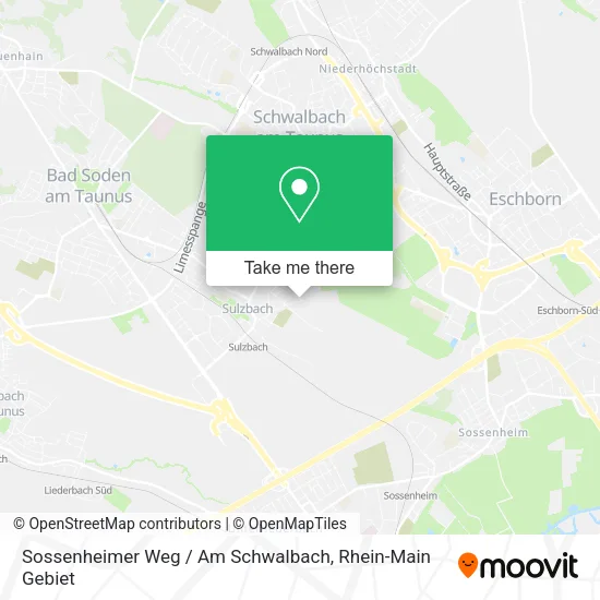 Карта Sossenheimer Weg / Am Schwalbach