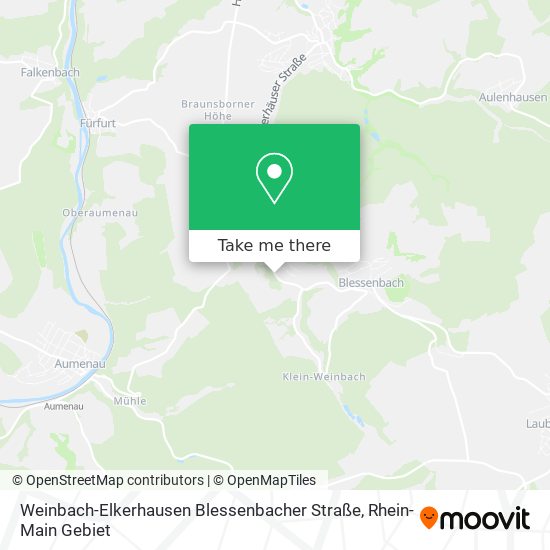 Weinbach-Elkerhausen Blessenbacher Straße map